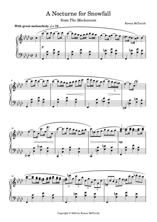 The Mechanism: A Nocturne for Snowfall (PDF)